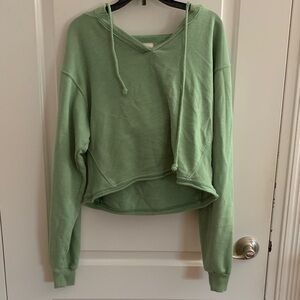 American Eagle Outfitters Sage Green Women's Hoodie